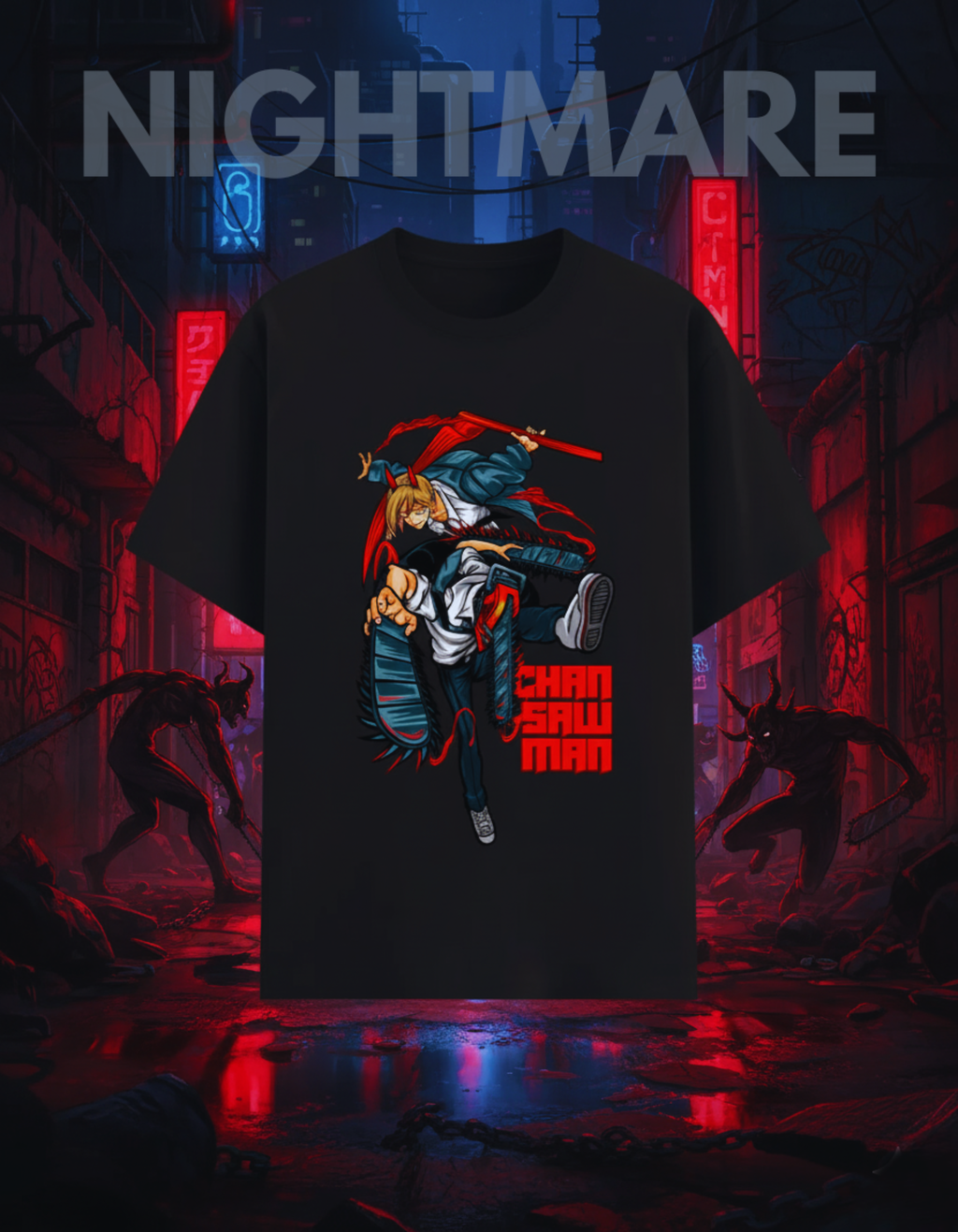 Chainsaw Man | Anime Collection | Casual Elegance | Unisex T-Shirt