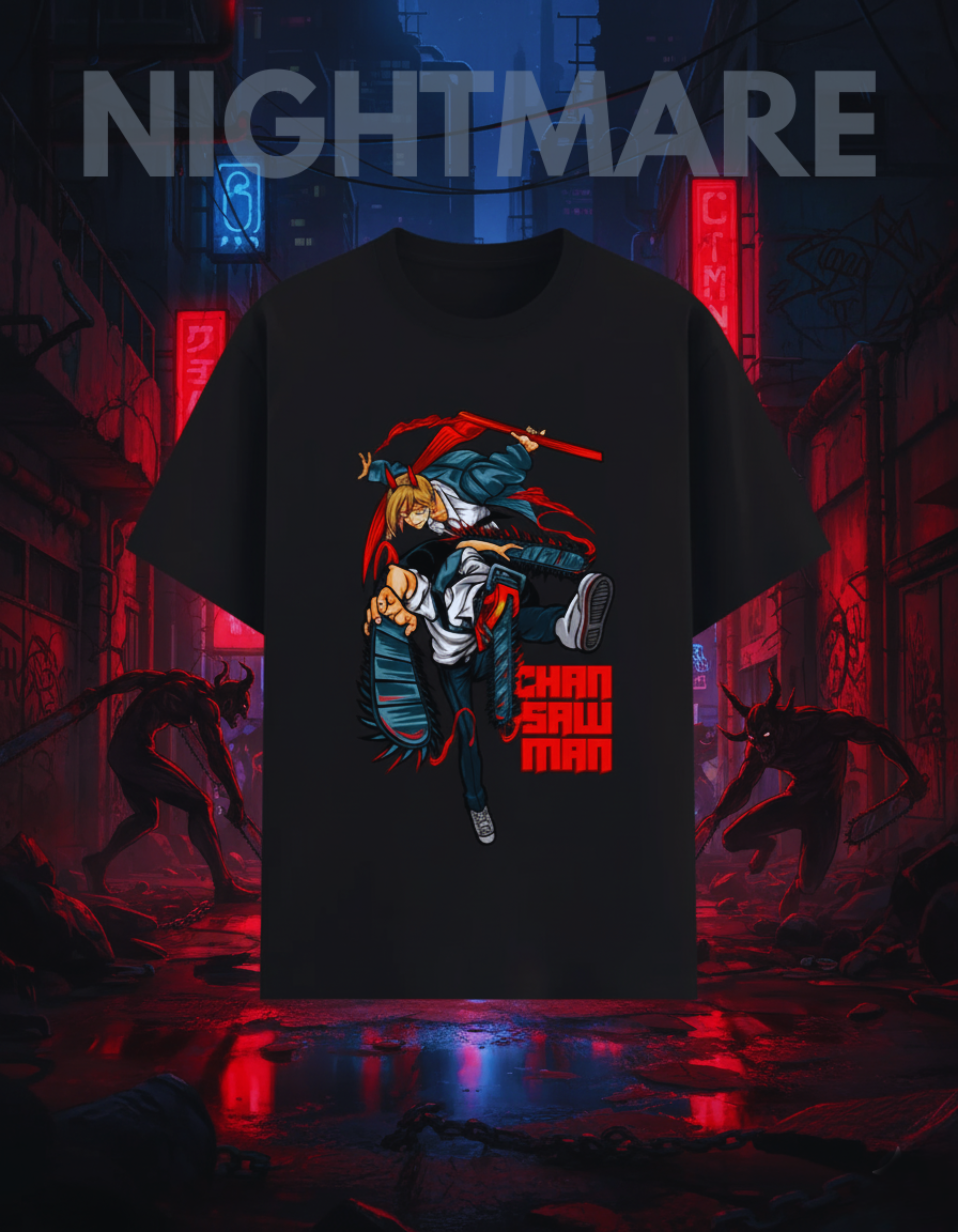 Chainsaw Man | Anime Collection | Casual Elegance | Unisex T-Shirt